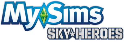 MySims SkyHeroes logo for Wii